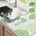 Findosom 2PCS 17" x 32" Dish Drying Mat & 24" x 5.5" Sink Splash Guard by Findosom