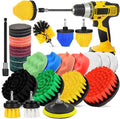 30Pcs Drill Brush Attachment Set, Drill Scrubber Brush Kit Include Scrub Pads by chicarry