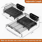 Large Dish Drying Rack, Dish Rack, Dishware Drying, Over Sink & Countertop - Image 6
