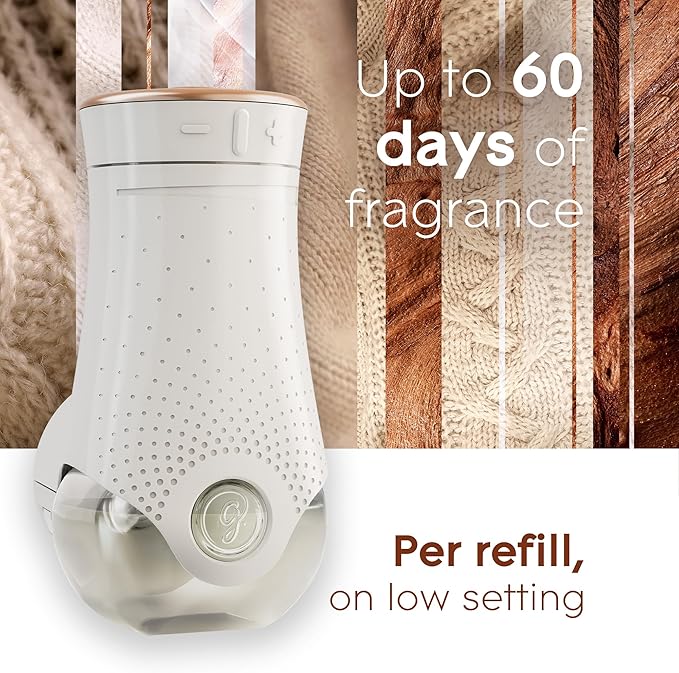 Glade PlugIns Refills Air Freshener Starter Kit, Cashmere Woods, Scented and - Image 9