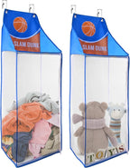 SPINFOX 2 Pack Over the Door Laundry Hamper, Hanging Basketball Laundry Hamper by SPINFOX