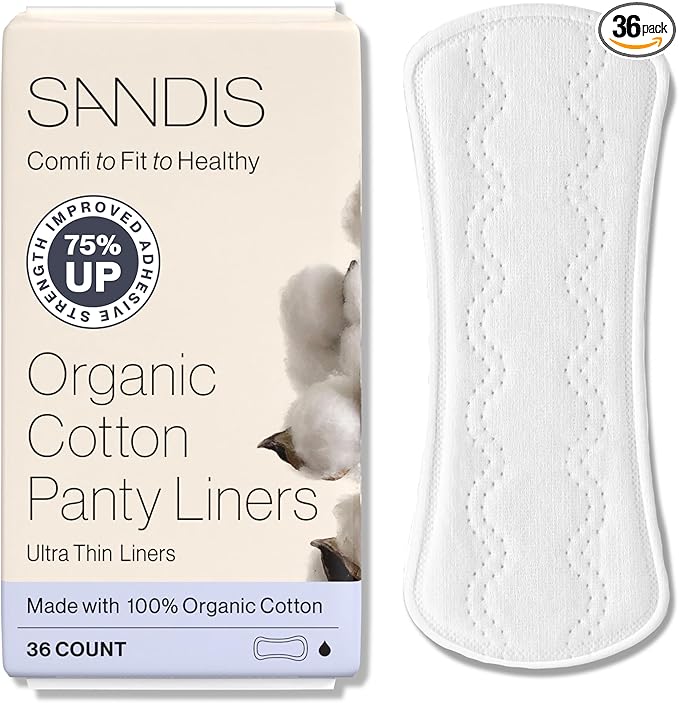 SANDIS Premium 100% Organic Panty Liners by SANDIS