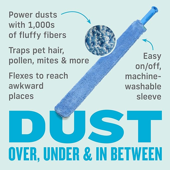 E-Cloth Cleaning & Dusting Wand, Premium Microfiber Dusters - Image 6