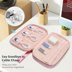 Electronics Organizer Travel Case, Charger Bag Cord Organizer Travel, Compact - Image 5