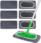 6 Pack Reusable Microfiber Mop Pads Compatible by INFICRIME