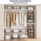 SWTYMIKI Hanging Closet Organizer Storage - Image 5