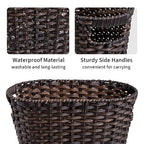 GRANNY SAYS Wicker Trash Can, Bathroom Trash Can - Image 6