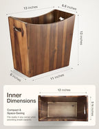 3 Gallons Rectangular Wastebaskets - Image 2