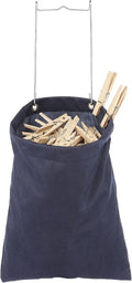 Whitmor Hanging Clothespin Bag Navy by Whitmor