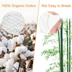 800 Count Organic Cotton Swabs for Ears, Bamboo Cotton Tips - Image 3