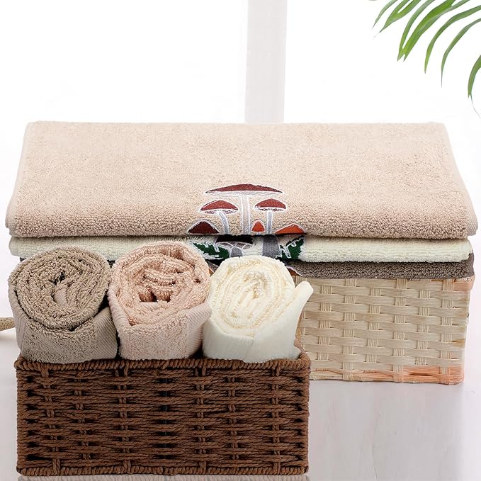 3 Pcs Mushroom Decorative Hand Towels - Image 5