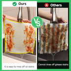 Wood Fiber Cleaning Cloth-15pcs, Super Absorbent Cleaning Cloth, No Oil Stains - Image 4