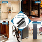 2 Pack Heavy Duty Door Stopper, Adjustable Spring Large Stopper, 3 Inches High - Image 6