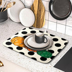 Autumn Pumpkin Dish Drying Mat for Kitchen Counter - Image 5