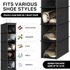 Simple Houseware 10 Shelves Closet Hanging Shoe Organizer - Image 3