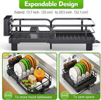 TOOLF Expandable Dish Rack, Dish Drying Rack - Image 2