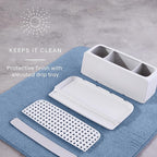 YouCopia The Ledge Toothbrush Holder, Bathroom Vanity Counter Organizer - Image 6