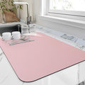 Dish Drying Mat for Kitchen Counter, Heat Resistant Drainer Mats by HotLive