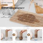 Mordimy 100% Cotton Terry Cloth Kitchen Towels, Super Soft and Absorbent Dish - Image 3
