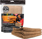 Chemical Guys MIC34403 Workhorse Professional Microfiber Towel, Tan 16" x 16" - Image 4