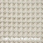 Jacquotha Waffle Hand Towels 2-Piece – Cotton, Quick Dry, Lint Free, 13” x 29” - Image 4