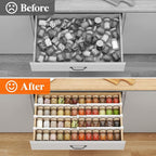 Lifewit 3.1" High 6 Pack Hanging Kitchen Drawer Dividers, 26-42cm/10-17 - Image 8
