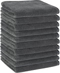 KinHwa Microfiber Hand Towels for Bathroom Soft and Absorbent Face Towels Grey by KinHwa