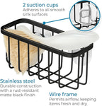 iDesign Stainless Steel Suction Sponge Holder - Image 3