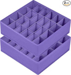 Joyoldelf Sock Drawer Organizer Divider 2 Packs Underwear Organizer, 24 Cell by APPRECIATELIFERELAXYOURSOUL