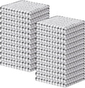 Kitinjoy Cotton 24 Pack Terry Kitchen Dish Cloths, 12 x 12 Inches Super Soft by Kitinjoy