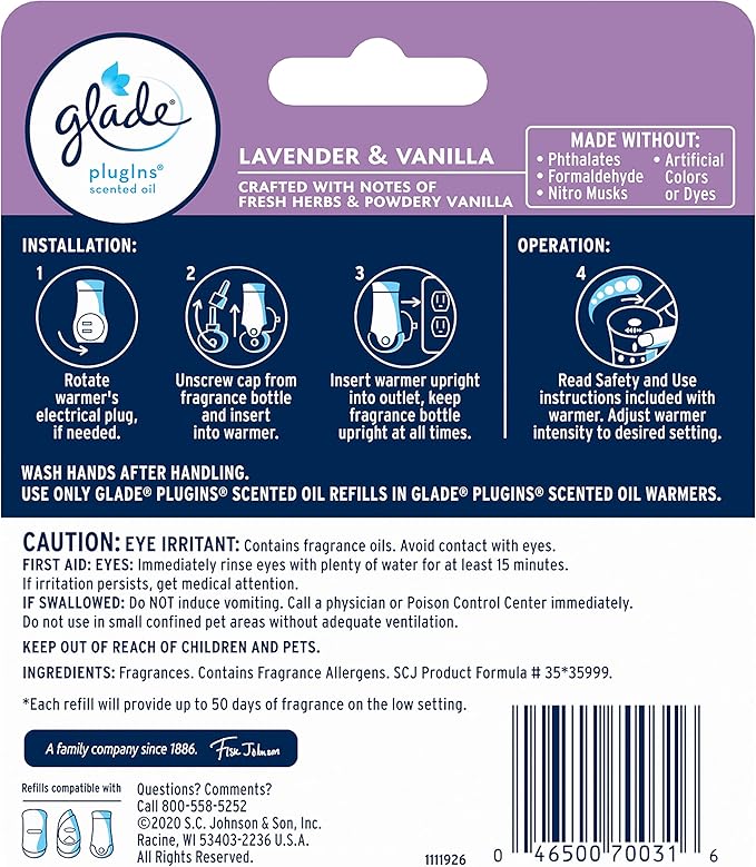 Glade PlugIns Refills Air Freshener, Scented and Essential Oils - Image 2