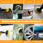15Pcs Drill Brush Attachment Set, Drill Scrubber Brush Kit Include Soft Drill - Image 6