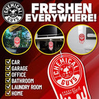 Chemical Guys Hanging Air Freshener, Fresh Cherry Scent 12 Pack, Dorm Room & - Image 3
