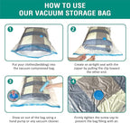 Cozy Essential Vacuum Storage Bags, Compression Space Saver Bags - Image 6