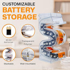 Battery Ladder Organizer Case for 9V Batteries - Image 4