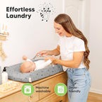 2-Pack Baby Changing Pad Cover for Girl, Boy - Image 6