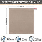 Kitinjoy 100% Cotton Kitchen Dish Cloths, 8 Pack Waffle Weave Ultra Soft - Image 5