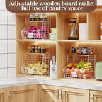 3 Pack Hanging Fruit Basket for Kitchen - Image 4