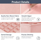Joyoldelf Sock Drawer Organizer Divider 4 Packs Underwear Organizer, 2 x 24 - Image 3