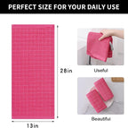 Homaxy 100% Cotton Terry Kitchen Towels, Checkered Designed, Soft and Super - Image 5