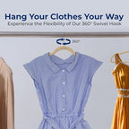 SereneLife 10 Pack Velvet Hangers - Image 6
