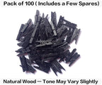 LWR CRAFTS Wooden Mini Clothespins 100 Per Pack 1" 2.5cm - Image 6