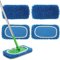 Set of 4 Reusable Microfiber Mop Pads Compatible by MEETI
