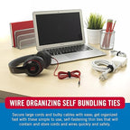 VELCRO Brand 150pk Cable Ties Value Pack, 8in | Gifts - Image 3