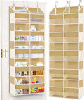 Over the Door Organizer 5 Tiers, Extra Large Behind Door Storage of 10 by Ofiray-home