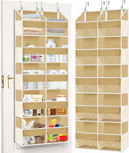 Over the Door Organizer 5 Tiers, Extra Large Behind Door Storage of 10 by Ofiray-home