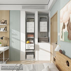 Twira 6-Shelf Hanging Closet Organizer, 2 Separable 3-Shelf Hanging Shelves - Image 8
