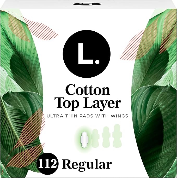 L. Ultra Thin Pads for Women, Regular Absorbency, Organic Cotton Top Layer - Image 14