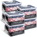 Hoolerry 6 Pieces Sweater Storage Bags Plastic Clear PVC Clothes Storage Bags by Hoolerry