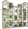 Large Plant Stand Indoor Plant Stands Outdoor Tall Plant Shelf for 18-23 Pots Corner Tiered Plants Stands for Multiple Plants Wood Hanging Plants Holder for Garden Balcony Patio Window Porch​​​ by Gentingbro